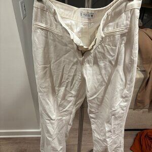 White zara pants